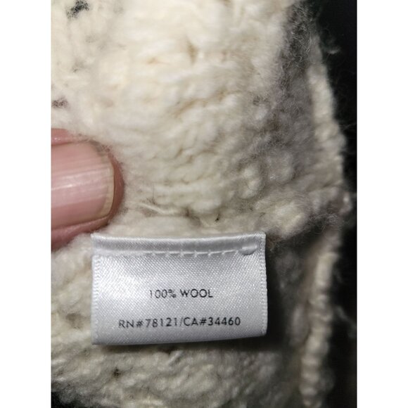 Eileen Fisher Ivory Knit Sweater S Made In Uruguay Wool Blend Long Sleeve luxury - Picture 7 of 8